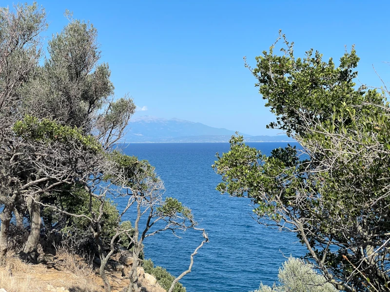 Einsame Insel im Strymonischen Golf